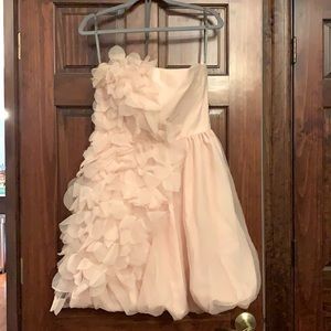 Vera Wang strapless balloon dress